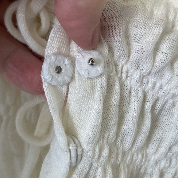 Anthropologie tank with A-shape and embroidery straps - Picture 7 of 8